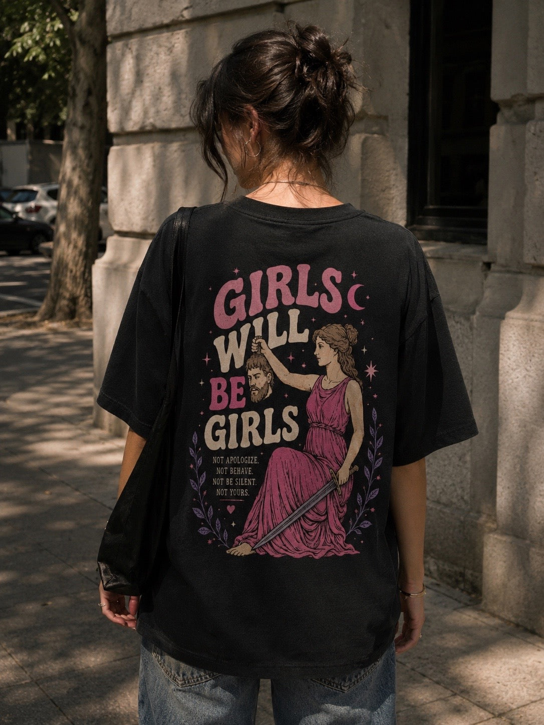 Girls Will Be Girls Oversized Standard T-Shirt